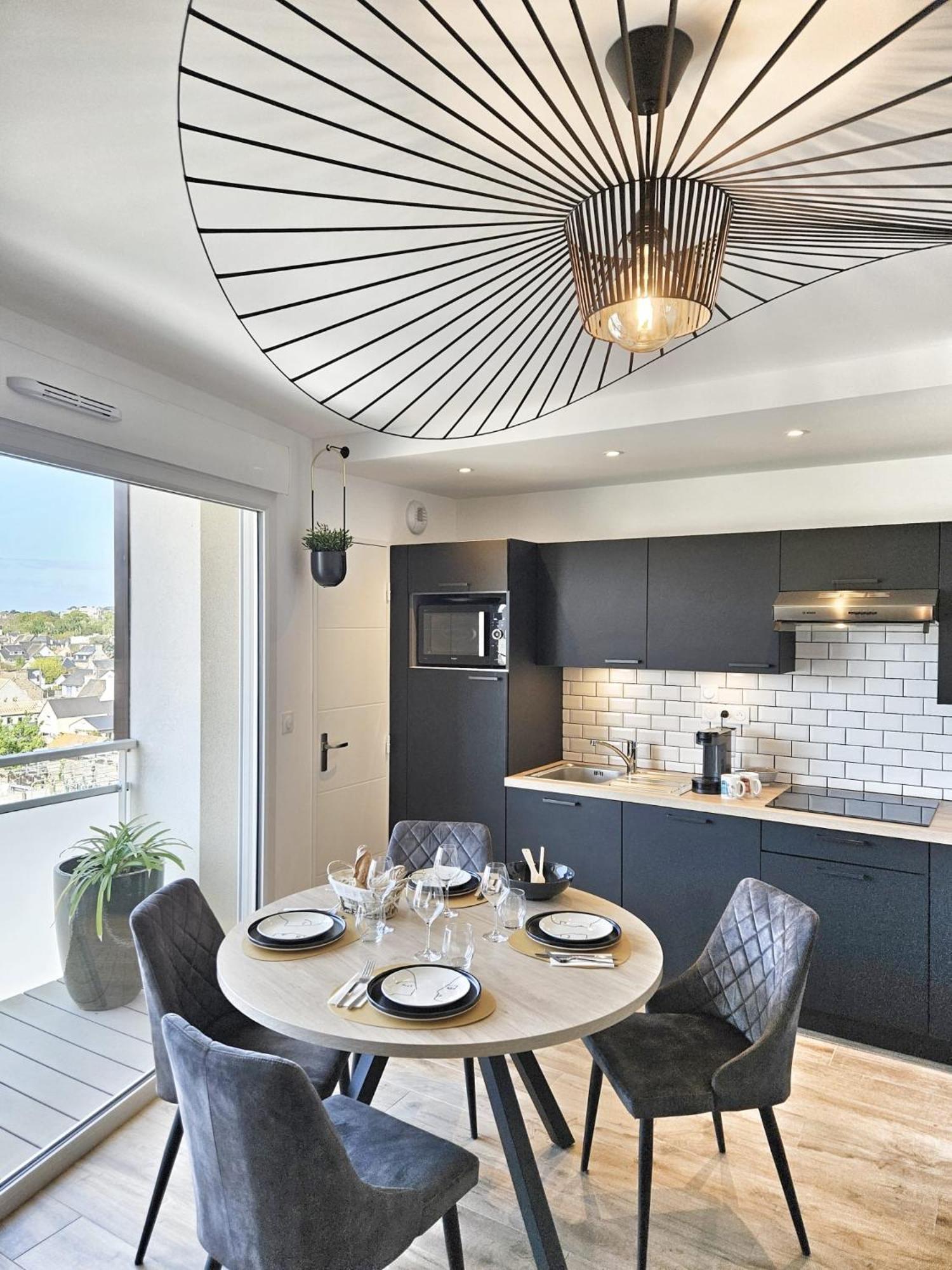 T2 Design Proche Gare/Intra-M/Sillon, Garage Prive Saint-Malo Exterior foto