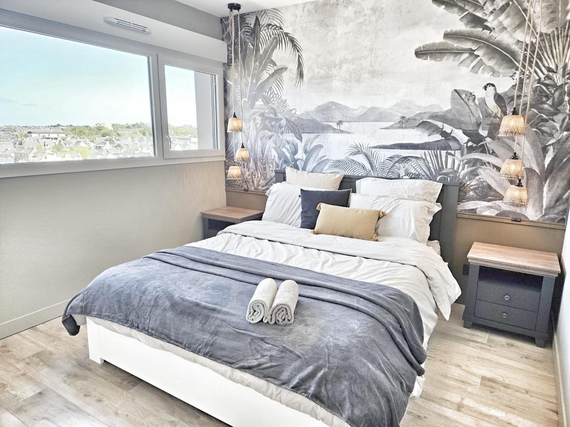 T2 Design Proche Gare/Intra-M/Sillon, Garage Prive Saint-Malo Exterior foto